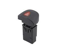 Pexorin Interruptor de advertencia peligro palanca 8 pines, botón luces destello doble, for Renault, Megane I MK1 7700435867, accesorios coche Interruptor de advertencia de peligro
