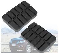 Pexorin Juego de cubiertas de goma for pedal de embrague de freno de coche, transmisión manual, for NISSAN, NAVARA, todas las series D21 y D22 1986-2006 49751-NI110 Cubierta for pedal Funda para pedal