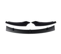 Pexorin Kits de carrocería barbilla, alerón parachoques delantero con aspecto negro, complemento divisor, for VW, Golf MK5 GTI 2003-2008 Labio del alerón del parachoques delantero