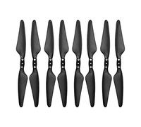 Pexorin Llave de tornillo for base hélice liberación rápida 1/2/4 pares, accesorios cuchillas plegables, for aviones teledirigidos HUBSAN, Zino H117S Reemplazo de hélice de drones(Black 4 pairs)