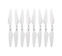 Pexorin Llave de tornillo for base hélice liberación rápida 1/2/4 pares, accesorios cuchillas plegables, for aviones teledirigidos HUBSAN, Zino H117S Reemplazo de hélice de drones(White 4 pairs)