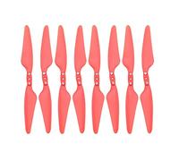 Pexorin Llave de tornillo for base hélice liberación rápida 1/2/4 pares, accesorios cuchillas plegables, for aviones teledirigidos HUBSAN, Zino H117S Reemplazo de hélice de drones(Red 4 pairs)