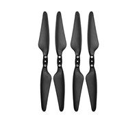 Pexorin Llave de tornillo for base hélice liberación rápida 1/2/4 pares, accesorios cuchillas plegables, for aviones teledirigidos HUBSAN, Zino H117S Reemplazo de hélice de drones(Black 2pairs)