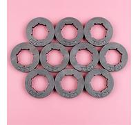Pexorin Lote de 10 piñones de 3/8" y 7 Dientes for Motosierra STIHL 034 036 039 MS290 MS310 MS360 MS390, diámetro Interior de estrías pequeñas de 19 mm Piñón Estriado para Motosierra