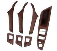 Pexorin Panel de diseño de puerta automática Para Bmw, para Serie 5 F10 F11 F18 520I 523I, para 525I 528I 535I Manija interior de(BLACK Lhd Red)