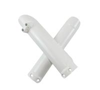 Pexorin Protectores de horquilla delantera for motocross, protectores marco amortiguador for Husqvarna, TE TX FC FE TC 125 150 250 300 350 450 501 Suspensión delantera de motocicleta(White)