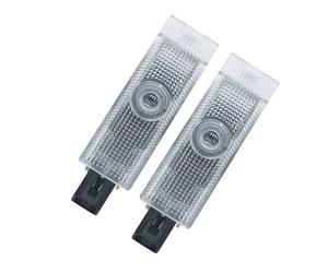 Pexorin Proyector de luz LED con logotipo for puerta de coche 3D, 2 unidades, for FIAT 500X PUNTO 500L 500, lámpara de atmósfera, luz de sombra de bienvenida de cortesía Luces para proyectores de logo