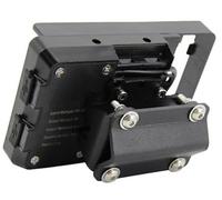 Pexorin Soporte for teléfono con GPS for Moto, for TRK502, for TRK520X 2016 - Soporte de navegación for teléfono móvil con Carga USB for GPS Soporte para teléfono de Motocicleta(Black C)