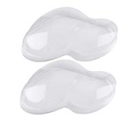 Pexorin Tapas de Faros Delanteros de Coche, Izquierda y Derecha, Cubierta de Lente de Faro, for Mercedes, Benz, Clase C W203 2001 2002 2003 2004 2005 2006 2007 Cubierta Transparente para Faros.(Black