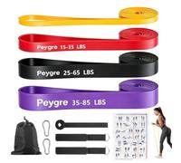 Peygre 4 Gomas Elasticas Musculacion TPE, 4 Niveles, 208cm