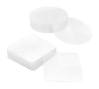 Peygre 40 Piezas Almohadillas de Doble Cara, Incluye 20 Redondas Cinta Adhesiva de Doble Cara, 20 Cuadradas Almohadillas Adhesiva Doble Cara Extrafuerte Transparente Impermeable para Hogar Oficina