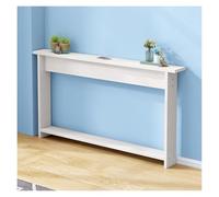 PEYNIR balda detrás Sofa Slim Sofa Table Behind Couch Thin, 3.9/5.9/7.9 Inch Deep Narrow Console Desk for Entryway/Foyer/Hallway, Floor-Standing Skinny Storage Shelf(White,W47.2xD5.9xH25.6in)