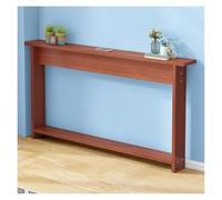 PEYNIR balda detrás Sofa Slim Sofa Table Behind Couch Thin, 3.9/5.9/7.9 Inch Deep Narrow Console Desk for Entryway/Foyer/Hallway, Floor-Standing Skinny Storage Shelf(Teak,W37.4xD3.9xH25.6in)
