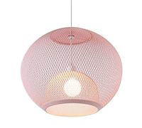 PEYNIR Lámpara Colgante Moderna Lámpara Colgante de Techo Ajustable Lámpara Colgante Industrial Retro Araña de Doble Rejilla de Hierro para Isla de Cocina, Dormitorio, Comedor