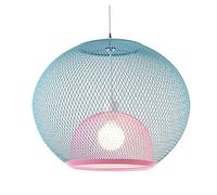 PEYNIR Lámpara Colgante Moderna Lámpara Colgante de Techo Ajustable Lámpara Colgante Industrial Retro Araña de Doble Rejilla de Hierro para Isla de Cocina, Dormitorio, Comedor