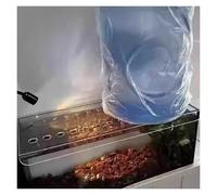 PEYNIR Tapa de Acuario Tapa Cuadrada de acrílico Transparente para terrario, 1 Pieza Tapa para pecera con Puerto de ventilación Capucha antisaltos(L28xW12in/71.1x30.5cm)