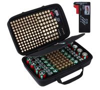 Peyyargo Dura Funda de Baterías Compatible con 259 Pilas AA AAA C D 9V (excluidas Las baterías), Funda de Código M