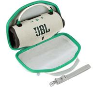 Peyyargo Dura Funda Protectora Compatible con JBL Charge 6 Altavoz Portátil (Gris + Verde)