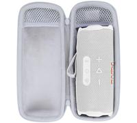 Peyyargo Dura Funda Protectora Compatible con JBL Flip 7/ Flip 6/ Flip 5 Altavoz Portátil (Blanco)