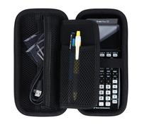 Peyyargo Dura Funda Protectora Compatible con Texas Instruments TI-83 Premium CE/TI-84 CE-T/TI-Nspire CX II-T/TI-Nspire CX II-T CAS/TI-84 Plus CE-T/TI-83 Plus/TI-83 Calculadora Gráfica (Negro)