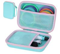 Peyyargo Dura Funda Protectora Compatible con The Italian Home Boligrafo 3D/MYNT3D Bolígrafo 3D/FreeSculpt 3D Pen/Filapen Boligrafo 3D/SCRIB3D P1 Boligrafo 3D (Menta Verde + Rosa)