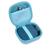Peyyargo Duro Protectora Funda Compatible con Bose Novedad SoundLink Micro (2.ª generación) Altavoz portátil (Bleu brunante)