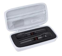 Peyyargo Duro Protectora Funda Compatible con JBL PartyBox Wireless Mic Two Microphone System (Gris)