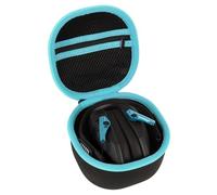 Peyyargo Duro Protectora Funda Compatible con Walker's Razor Slim/PROHEAR 066/030/Howard Leight Honeywel Sport orejeras de protección auditiva (Negro + Azul claro)