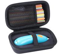 Peyyargo Funda para 3Doodler Start Essentials Bolígrafos 3D | Estuche Rígido Eva, Bolsa rígido portátil, Funda protectora con asa de transporte, Negro