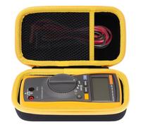 Peyyargo Funda para Fluke 117/115/116/114/113 Multímetro | Multímetro Funda, Estuche Rígido Eva, Bolsa rígido portátil, Funda protectora con asa de transporte, Para viajes