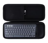 Peyyargo Funda para Logitech Pebble 2 Combo | Funda Compatible con Pebble Keys 2 K380s Teclado y Pebble Mouse 2 M350s, Estuche Rígido Eva, Para viajes, Negro