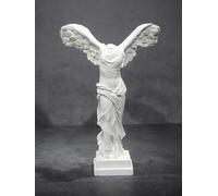 PEYZCNOK Estatua de la diosa griega con alas de la diosa de la victoria, 14 x 9,9 x 7,4 cm, mitología griega, escultura de resina de diosa clásica, estatua para oficina en casa, figuras coleccionables