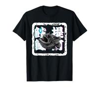Pez Abisal con Kanji Japonés Diseño Camiseta