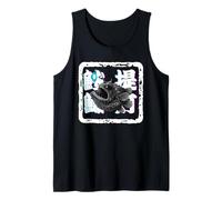 Pez Abisal con Kanji Japonés Diseño Camiseta sin Mangas