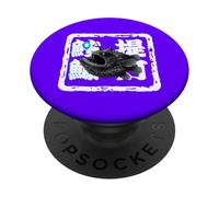 Pez Abisal con Kanji Japonés Diseño PopSockets PopGrip Adhesivo