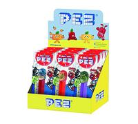 PEZ Boîte de 12 Distributeurs Pez Licence Marvel + Recharge de Bonbons 110 g