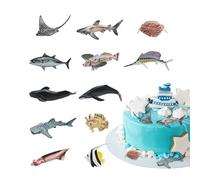 Pez de juguete - Modelo educativo interactivo | Modelos de peces artificiales | Para tiempo de baño Actividades al aire libre Familia Hogar Escuela Tiempo de juego Educación Aula Aprendizaje y