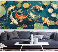 Pez Diamond Painting Grande 90x250cm Pintura de Diamante Adultos Animal Diamond Art,DIY Cristal Artes Artesanal Bordado Lienzo Kits Punto Cruz Manualidades Adultos,Decoración Decor Regalos LT-294