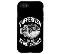 Pez Globo Espíritu Animales Pez Globo Divertido Pez Globo Carcasa para iPhone SE (2020) / 7/8