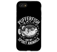 Pez Globo Espíritu Animales Pez Globo Divertido Pez Globo Carcasa para iPhone SE (2020) / 7/8