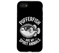 Pez Globo Espíritu Animales Pez Globo Divertido Pez Globo Carcasa para iPhone SE (2020) / 7/8