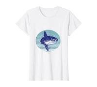 Pez Luna Mola Mola Pez Luna Pez Luna Mar Vive Buceo Océano Camiseta gráfica económica, Mujer, Blanco, S