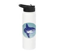 Pez Luna Mola Mola Pez Luna Pez Luna Mar Vive Buceo Océano Stainless Steel Insulated Water Bottle
