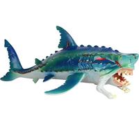 Pez monstruo de mar profundo juguete para niños, modelo animal de simulación infantil, juguete monstruo modelo tiburón cocodrilo mini criatures figura pez boca retráctil Eldrador monstruo