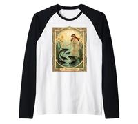 Pez Sagrado del Pozo de San Dwynwen en Gales Camiseta Manga Raglan
