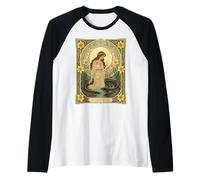 Pez Sagrado y Bien de Dwynwen Camiseta Manga Raglan