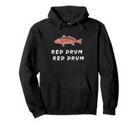 Pez Tambor Rojo Sudadera con Capucha