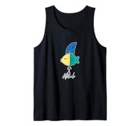 Pez tiburón con Aleta y Actitud Declaración Divertida Broma Humor Camiseta sin Mangas