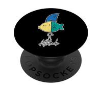 Pez tiburón con Aleta y Actitud Declaración Divertida Broma Humor PopSockets PopGrip Adhesivo