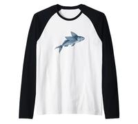 Pez volador Camiseta Manga Raglan